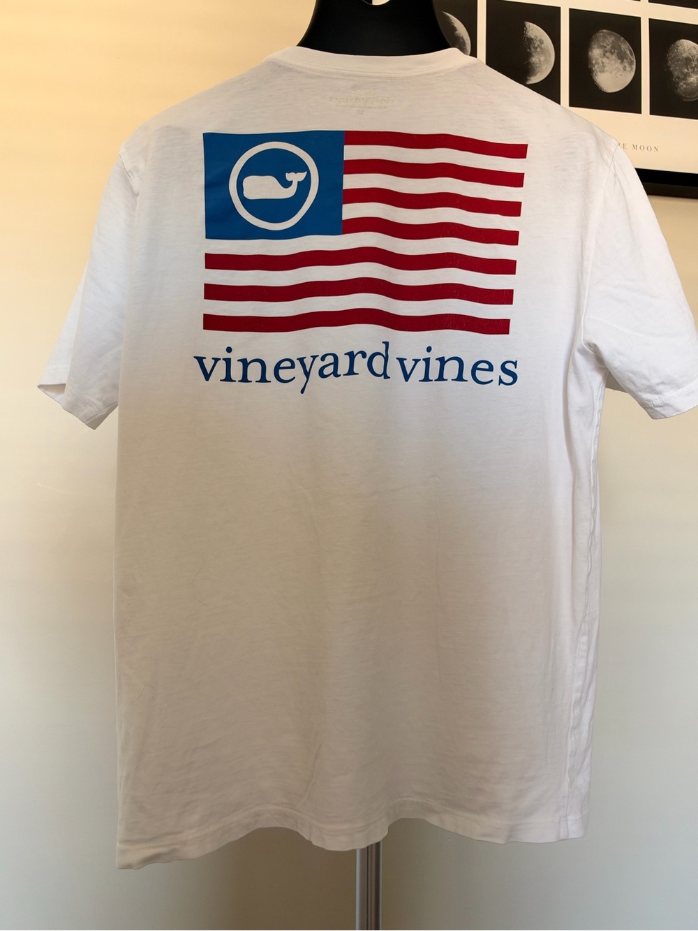 Vineyard Vines White Short Sleeve Tee for Men’s M